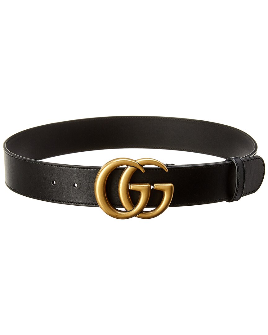 Gucci Gucci Gg Leather Belt