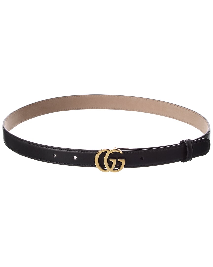 Gucci Gg Marmont Thin Leather Belt