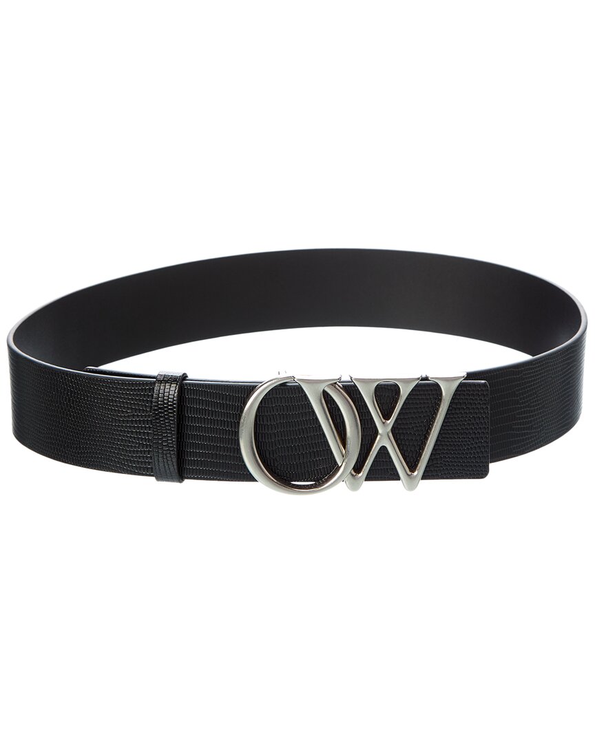 Off-White™ Off-White™ Reptile-Embossed Leather Belt