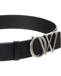 Off-White™ Off-White™ Reptile-Embossed Leather Belt