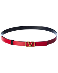 Valentino Vlogo 20Mm Reversible Leather Belt