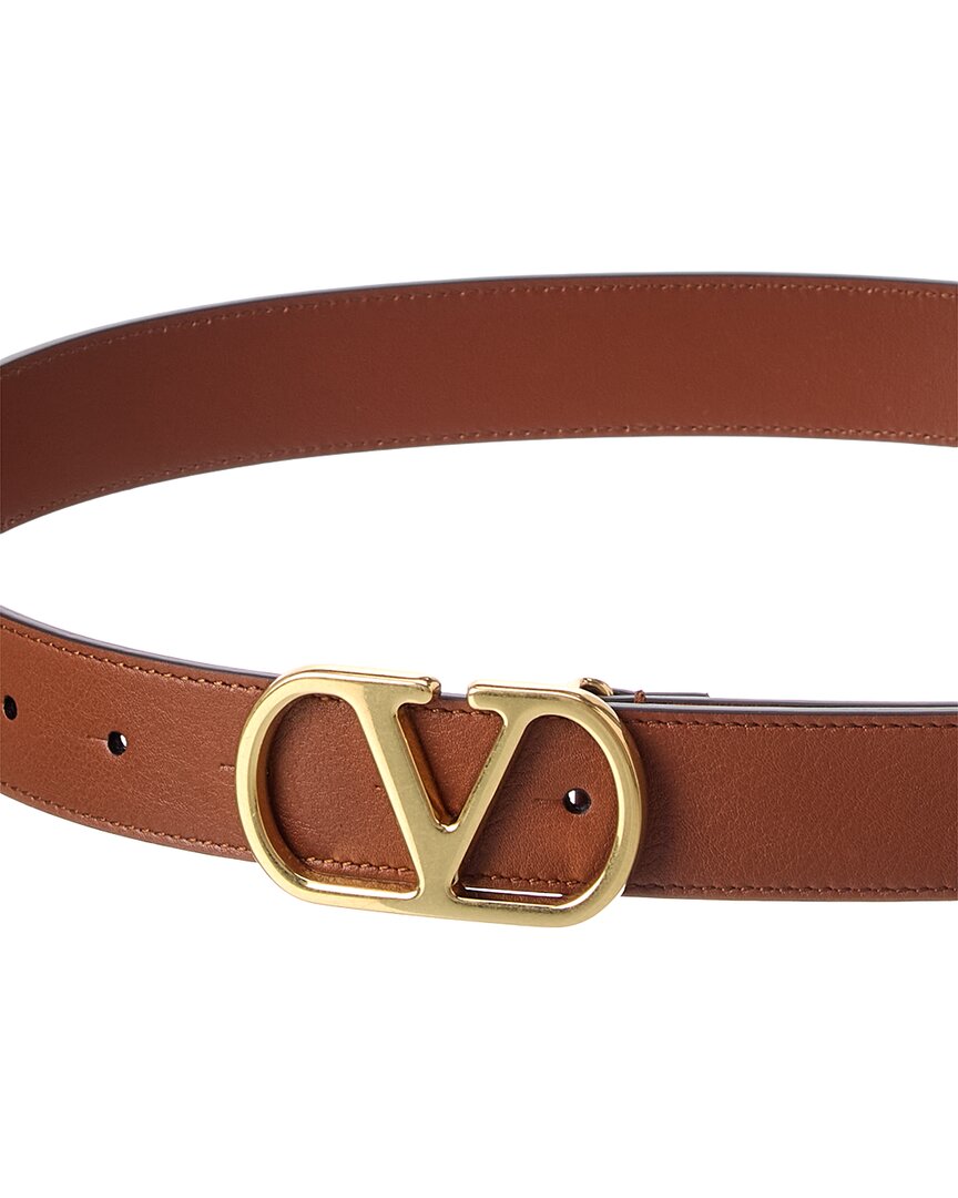 Valentino Valentino Vlogo Signature Mini Leather Belt