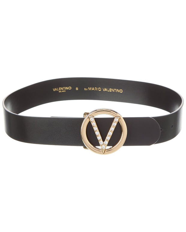 Valentino By Mario Valentino Giusy Preciosa Leather Belt