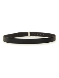 Ferragamo Men Cintura "Gancini" In Pelle