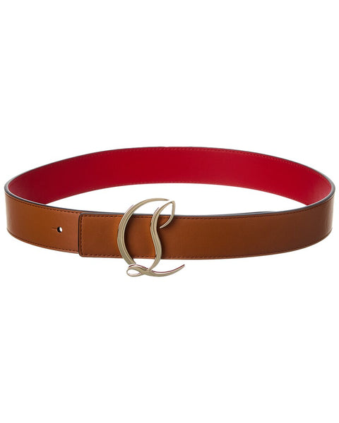 Christian Louboutin Cl Logo Leather Belt – Bluefly