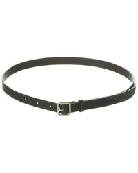 Burberry B Logo Leather Belt Regular 8 (M) Black