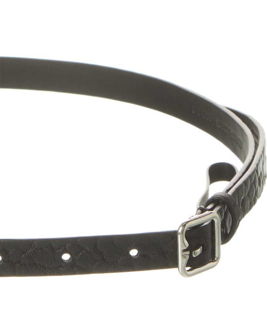 Burberry B Logo Leather Belt