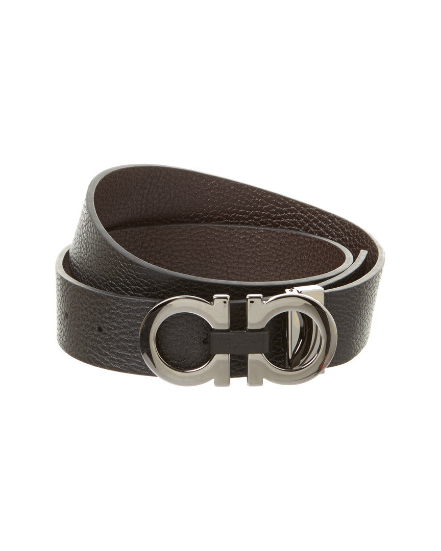 Ferragamo Reversible & Adjustable Leather Belt