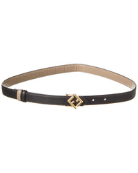 Fendi Ff Diamonds Reversible Leather Belt