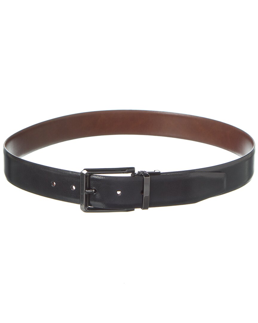 Hart Schaffner & Marx Marbelized Reversible Leather Belt