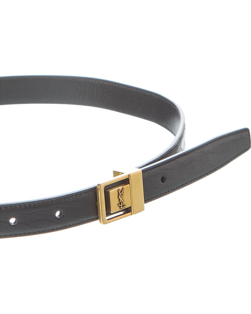 Saint Laurent La 66 Buckle Thin Leather Belt – Bluefly Saint Laurent La 66 Buckle Thin Leather Belt – Bluefly
