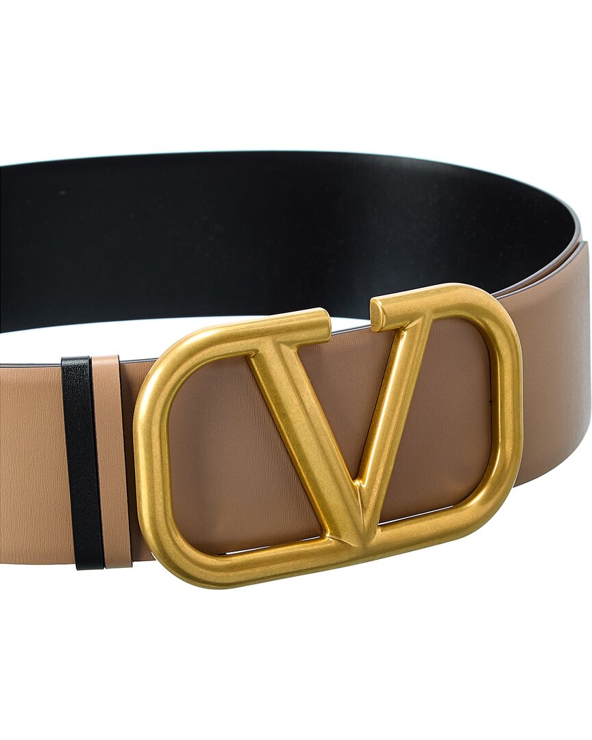 Valentino Vlogo 70Mm Reversible Leather Belt