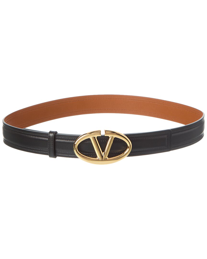 Valentino Valentino Vlogo Moon 30Mm Leather Belt