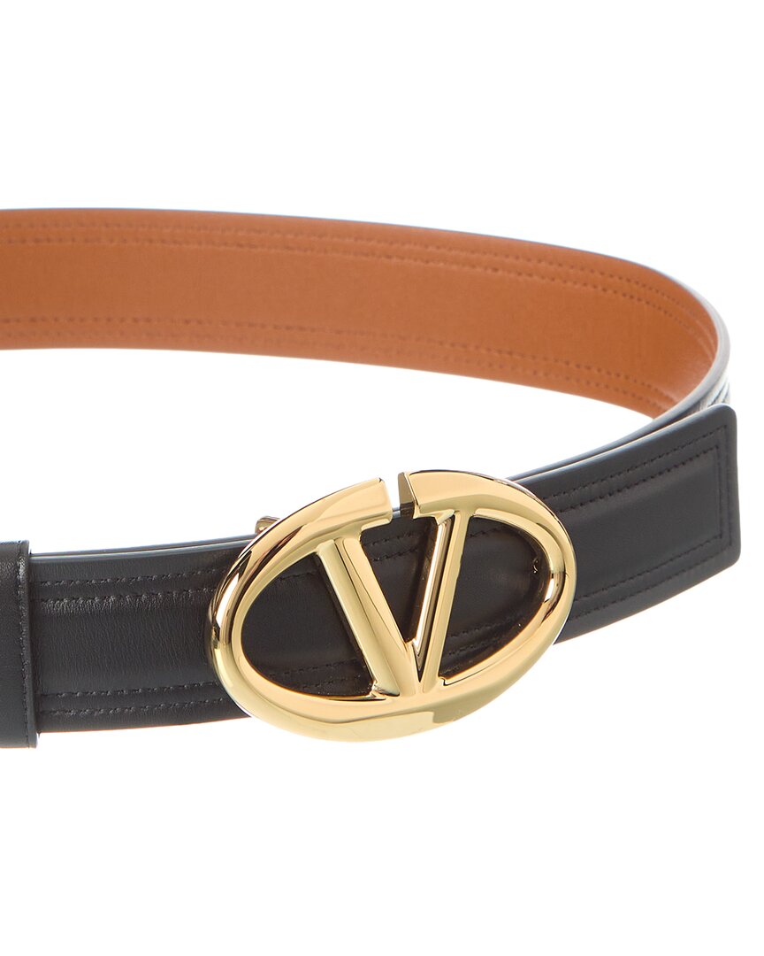 Valentino Valentino Vlogo Moon 30Mm Leather Belt