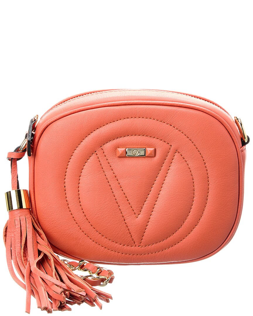 Valentino By Mario Valentino Nina Signature Leather Crossbody ONE SIZE Orange