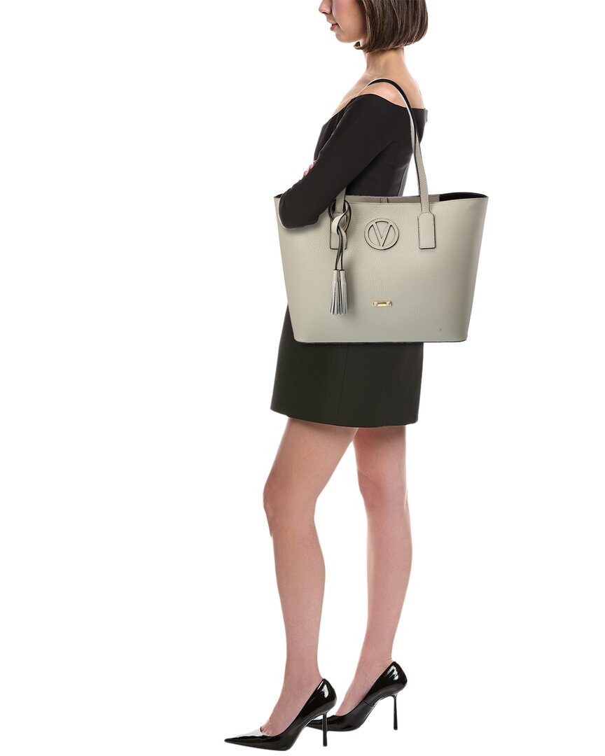 Valentino By Mario Valentino Soho Medallion Leather Tote