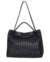 Walter Baker Walter Baker Hazel Large Leather Tote, Black