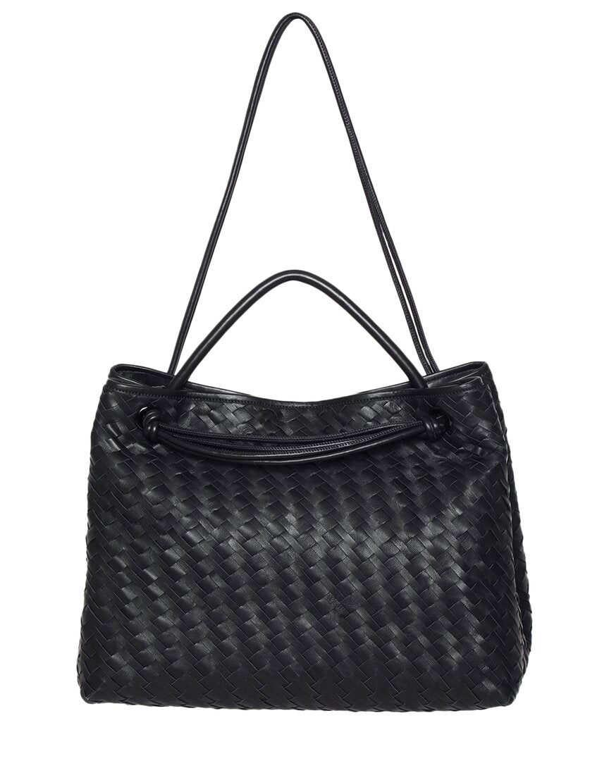 Walter Baker Walter Baker Hazel Large Leather Tote, Black