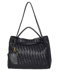 Walter Baker Walter Baker Hazel Large Leather Tote, Black
