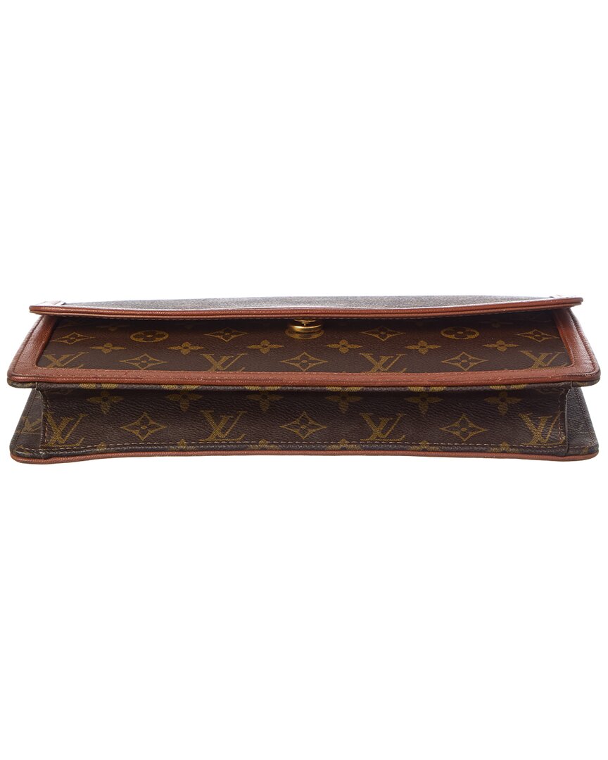 Louis Vuitton Louis Vuitton Brown Monogram Coated Canvas Pochette Dame Gm (Authentic