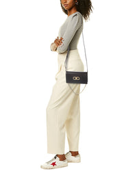 Ferragamo Ferragamo Double Gancini Leather Mini Bag