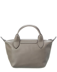 Longchamp Le Pliage Xtra Xs Leather Handbag, Os, Gray