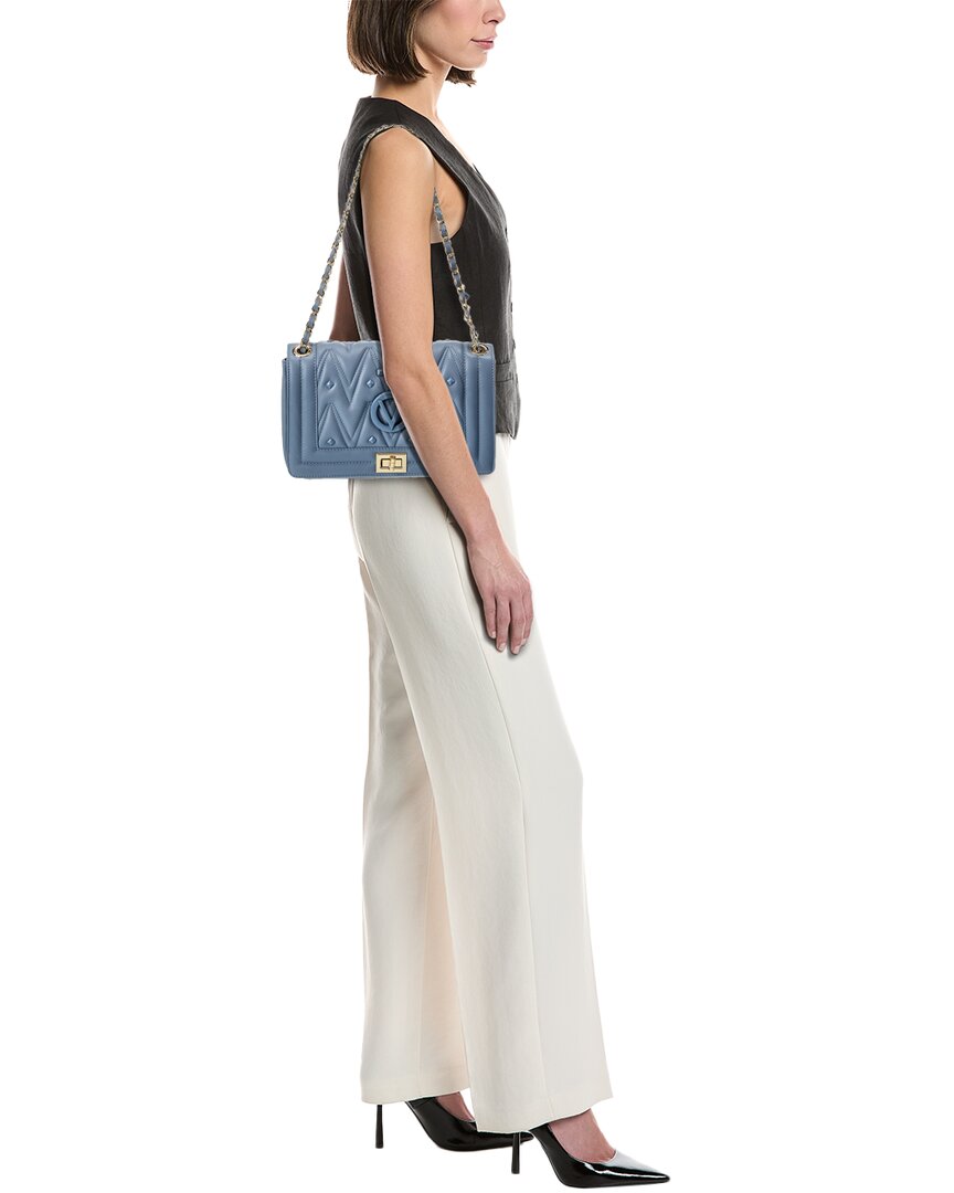 Valentino By Mario Valentino Alice Diamond Leather Shoulder Bag