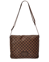 Louis Vuitton Louis Vuitton Brown Damier Ebene Coated Canvas Brooklyn Mm (Authentic Pre-Loved)