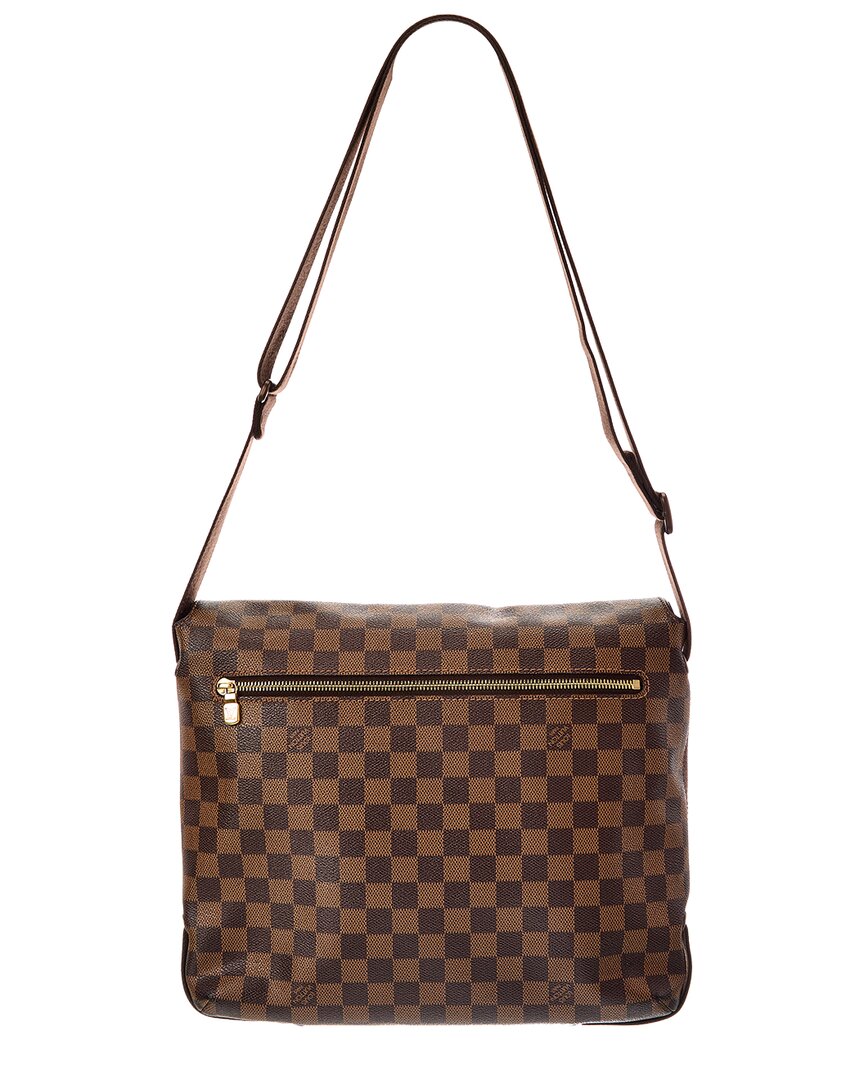 Louis Vuitton Louis Vuitton Brown Damier Ebene Coated Canvas Brooklyn Mm (Authentic Pre-Loved)