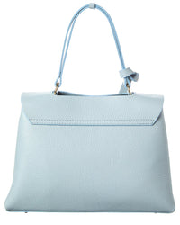 Italian Leather Top Handle Shoulder Bag