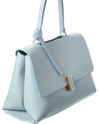 Italian Leather Top Handle Shoulder Bag