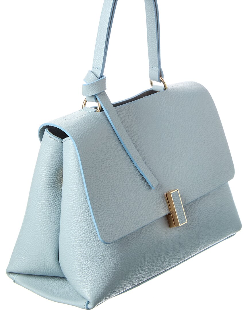 Italian Leather Top Handle Shoulder Bag