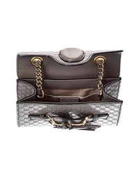 Gucci Gucci Grey Guccissima Emily Crossbody Bag (Authentic Pre-Loved)