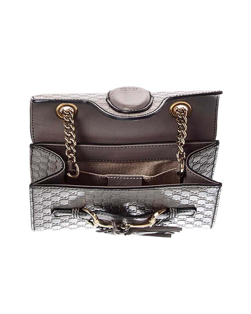 Gucci Gucci Grey Guccissima Emily Crossbody Bag (Authentic Pre-Loved)