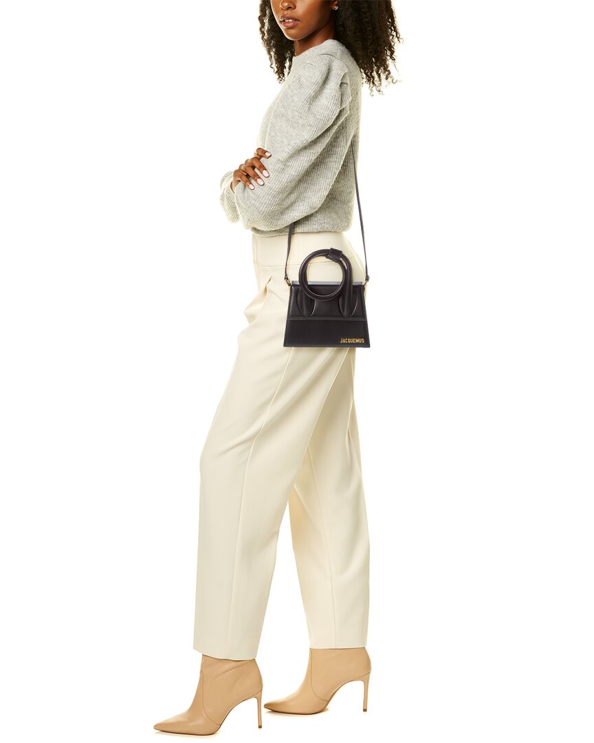 Jacquemus Le Chiquito Noeud Leather Shoulder Bag