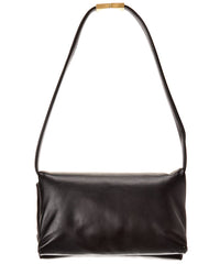 Marni Prisma Small Leather Shoulder Bag Black ONE SIZE