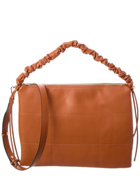 Tiffany & Fred Paris Quilted Leather Tote ONE SIZE Brown Multi
