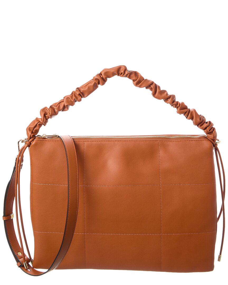 Tiffany & Fred Paris Quilted Leather Tote ONE SIZE Brown Multi