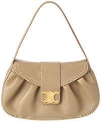 Celine Polly Medium Leather Shoulder Bag