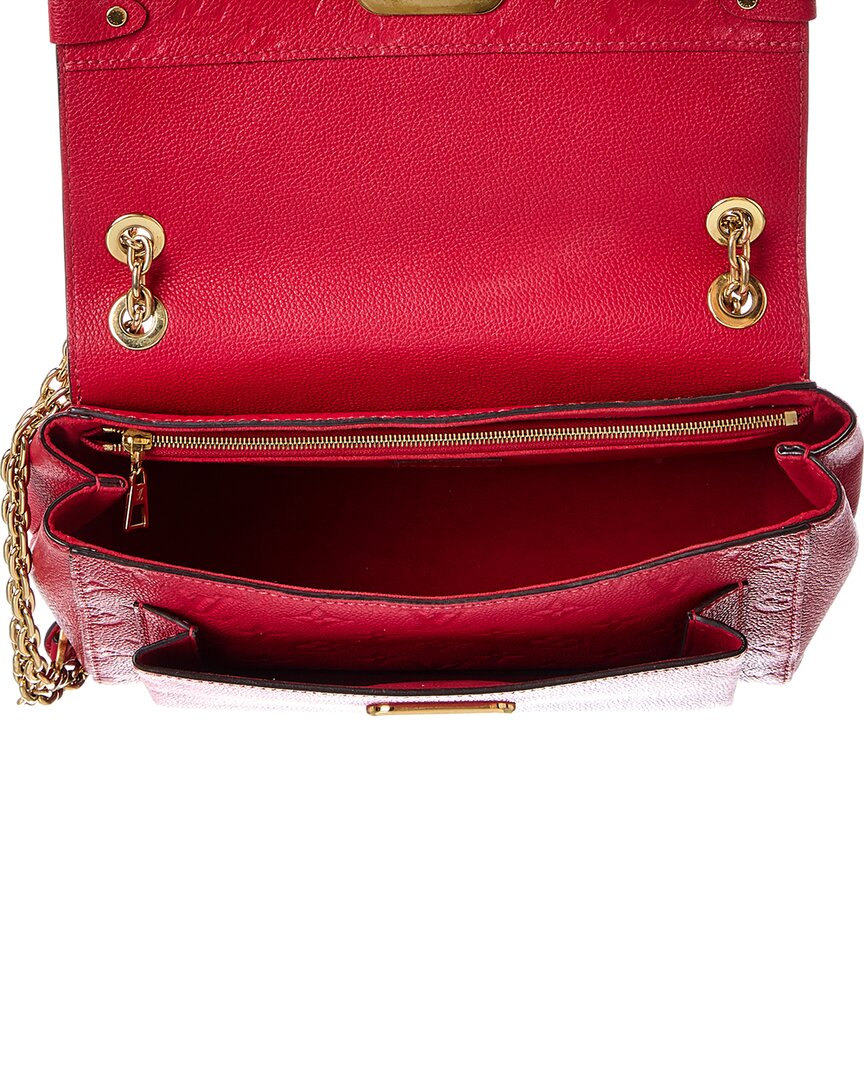 Louis Vuitton Louis Vuitton Red Empreinte Leather Vavin Pm (Authentic Pre-Loved)