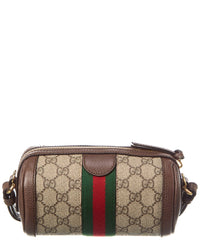 Gucci Ophidia Mini Gg Supreme Canvas & Leather Shoulder Bag