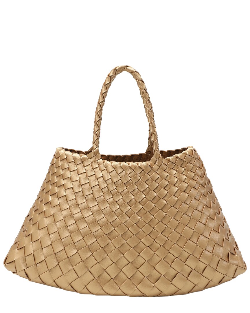 Tiffany & Fred Paris Tiffany & Fred Paris Hand-Woven Leather Tote