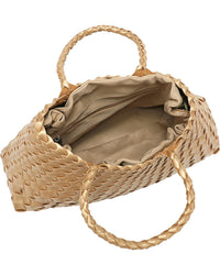 Tiffany & Fred Paris Tiffany & Fred Paris Hand-Woven Leather Tote