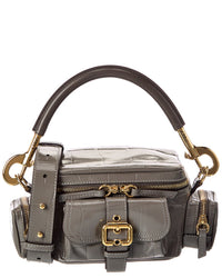 Chloé Chloé Croc-Embossed Shoulder Bag