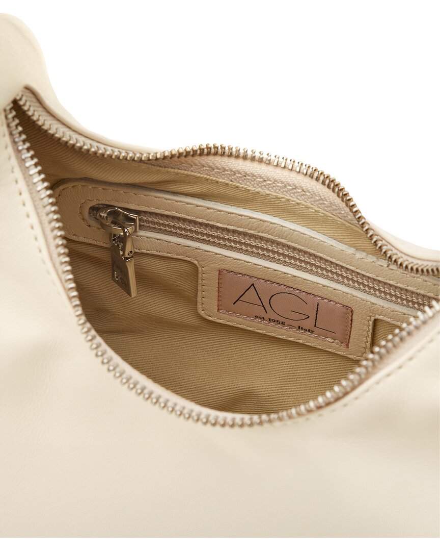 Agl Ribbon Leather Shoulder Bag