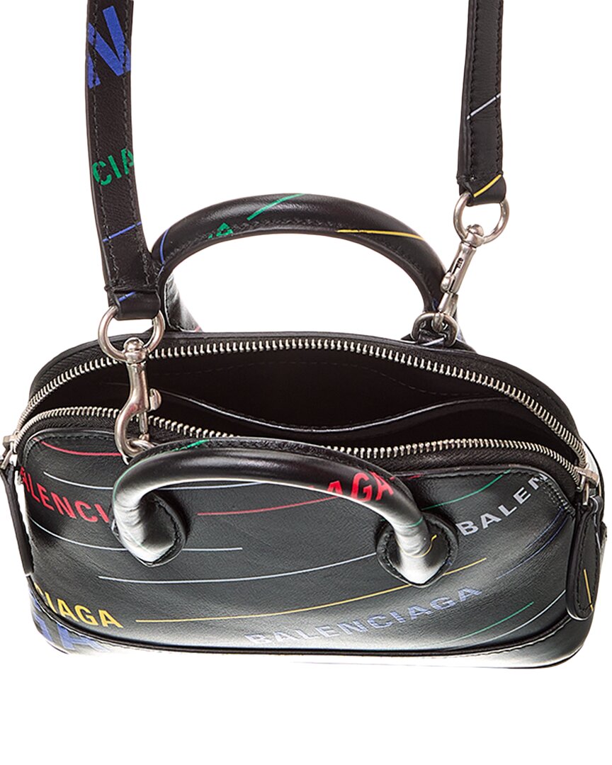 Balenciaga Ville Allover Xxs Leather Top Handle Tote (Authentic Pre-Owned)