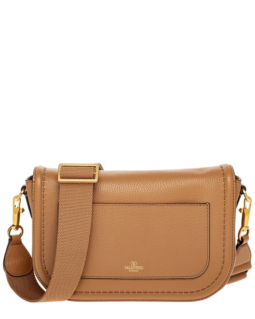 Valentino Alltime Leather Shoulder Bag