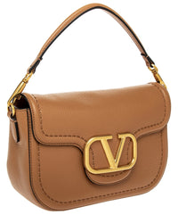 Valentino Alltime Leather Shoulder Bag