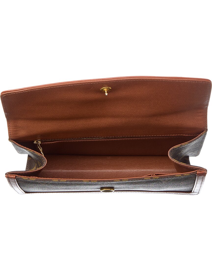 Louis Vuitton Louis Vuitton Brown Monogram Coated Canvas Pochette Dame Pm (Authentic