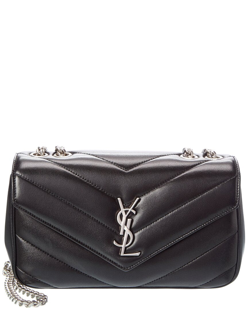 Saint Laurent Saint Laurent Loulou Small Leather Shoulder Bag